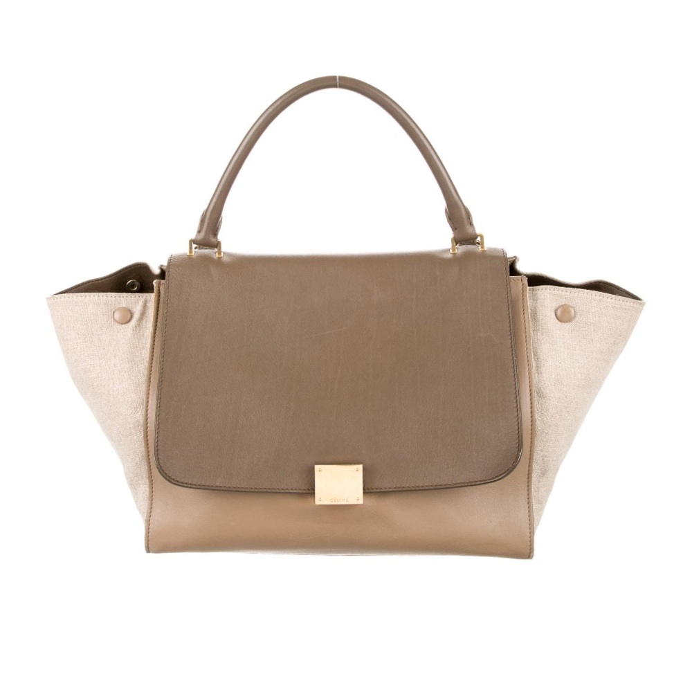 CELINE medium trapeze bag taupe